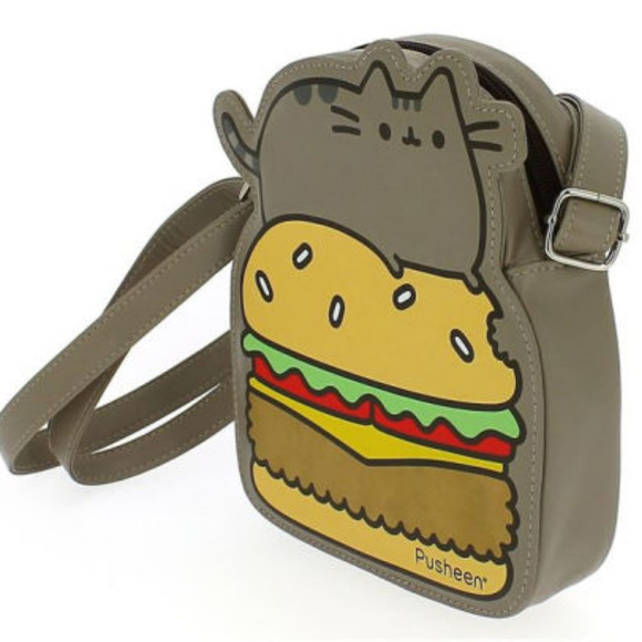 Pusheen Handbags - NWT PUSHEEN on a Burger Crossbody Bag